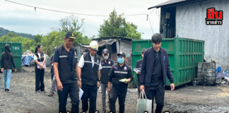 “จูน พลอยลภัสร์” คุมทีม “เต็มเหนี่ยว” บุกตรวจโรงงานรีไซเคิลบ่อทอง หลังชาวบ้านร้องเหม็นฉุนทั่วพื้นที่ — ลั่น! ทำผิดกฎหมายต้องหยุดทันที