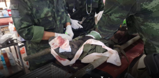 “ศรีสะเกษ” ทหารช่างเหยียบบึ้มกับระเบิด พื้นที่สัตตะโสม เขาพระวิหาร ขาขาดรายที่ 11