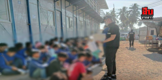 ตม.ชลบุรีบุกสองโรงงาน รวบแรงงานต่างด้าวเถื่อนเกือบ 400 คน ทั้งเมียนมา–กัมพูชา–ลาว