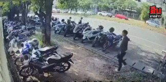 วงจรปิดจับภาพชัด! โจรสุดแสบย่องขโมยอะไหล่รถพนักงานกลางวันแสกๆ ที่นิคมแหลมฉบัง — ชาวบ้านวอนตำรวจเร่งล่า!