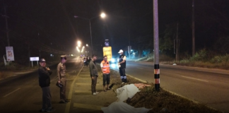 สลดรับรุ่งสาง! ผ้าห่มพันล้อ จยย. เสียหลักฟาดเสาไฟเกาะกลาง ดับคาที่ 2 ศพ