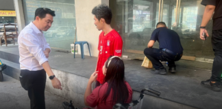 หัวใจผู้นำไม่ปล่อยผ่าน! “นายกเบียร์” รุดช่วยแม่แมวติดตึก