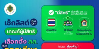 เช็กให้ชัวร์ ก่อนเข้าคูหาเลือกตั้งและออกเสียงประชามติ