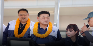 รองเฮ้ง” นำทัพบุกตลาดช่วย “ส.ส.เป้า” ชูผลงานขุดบาดาลกู้วิกฤตน้ำ-ลั่นสมัยหน้าจบแน่ ถนน 4 เลนสายหลักหนองเสม็ด!