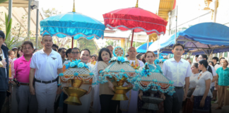 ปลื้มปิติ! “แก้วแสง–พรมเวียง” จัดงานบวชยิ่งใหญ่ ทัพข้าราชการ-นักการเมืองแห่อนุโมทนา “นาคบอล–นาคบอย” สานฝันครองผ้าเหลืองทดแทนคุณพ่อแม่