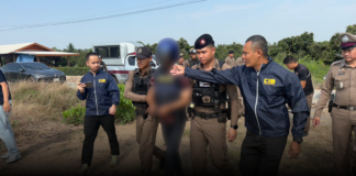 กองปราบ ร่วม ดอนเจดีย์ จับ”ลูกชาย” ร่วมพ่อสังหารโหด ทิ้งศพ-จยย. ลงบ่อน้ำอำพรางคดี