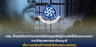 กสม. ชี้กรณีเรือนจำกลางเขาบินไม่อนุญาตให้ผู้ต้องขังที่ไม่โกนหนวดเคราออกไปพบแพทย์และเยี่ยมญาติ เป็นการลงโทษที่จำกัดสิทธิเกินสมควรแก่เหตุ