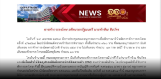 การพักการลงโทษ อดีตนายกรัฐมนตรี นายทักษิณ ชินวัตร