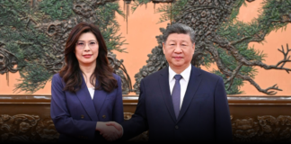 สีจิ้นผิงพบปะหารือประธานพรรคก๊กมินตั๋งในปักกิ่ง