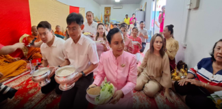 ทำบุญวันเกิด “อำพร แก้วแสง” ประธาน กต.ตร.สภ.เมืองพัทยา ครบ 54 ปี บรรยากาศอบอุ่น คนดังร่วมยินดีคับคั่ง