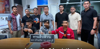 ตร.บ้านบึง ตามติดแก๊งโจรพม่าปล้นสายไฟ รวบได้อีก 3 พร้อมของกลาง