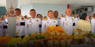 พสกนิกรสระแก้วพรึ่บ! ผู้ว่าฯ นำทัพข้าราชการ-ตำรวจ ถวายพระพรชัยมงคล ร.10 เนื่องในวันเฉลิมพระชนมพรรษา 28 กรกฎาคม