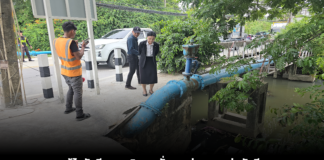 แก้ไขทันที นายกจินดา สั่งกองช่าง ลอกท่อทันที หลังลงพื้นที่พบมีสิ่งปฏิกูลอุดตัน