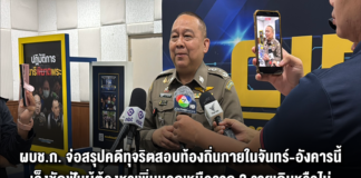ผบช.ก. จ่อสรุปคดีทุจริตสอบท้องถิ่นภายในจันทร์-อังคารนี้ เล็งชัดฟันผู้ต้องหาเพิ่มนอกเหนือจาก 3 รายเดิมหรือไม่ พร้อมประสาน มศว.ขอพยานหลักฐานเพิ่ม