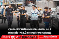 นายกเมืองพัทยาเร่งปรับปรุงถนนพัทยาสายสอง ระยะ 2 คาดแล้วเสร็จ 17 ก.ย.นี้ เตรียมพร้อมรับพัทยามาราธอน